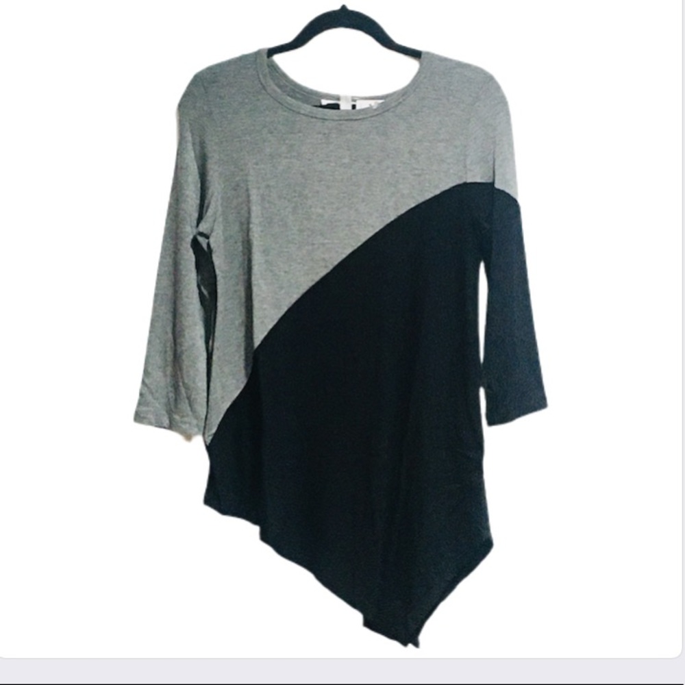 Karen Kane Color Block Long Sleeve Top